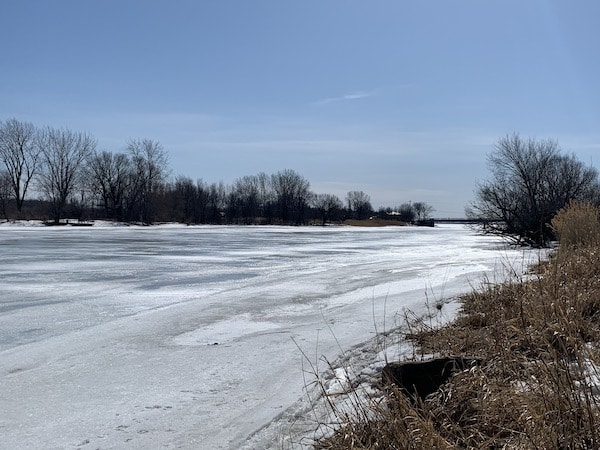 Rivière Chateauguay en hiver