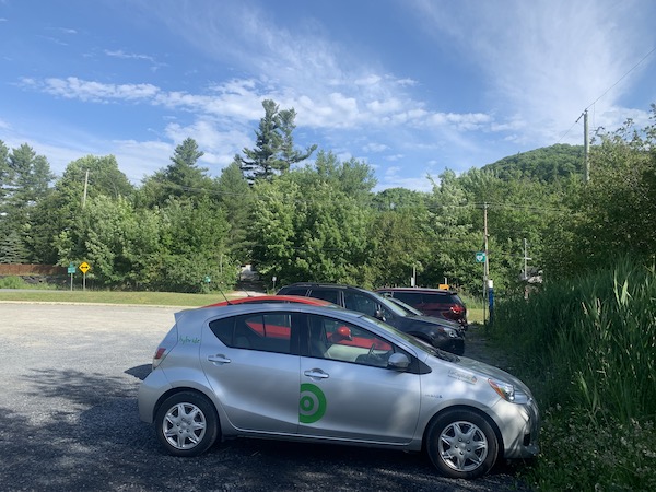Voiture Communauto au Mont Orford LM Le Québec